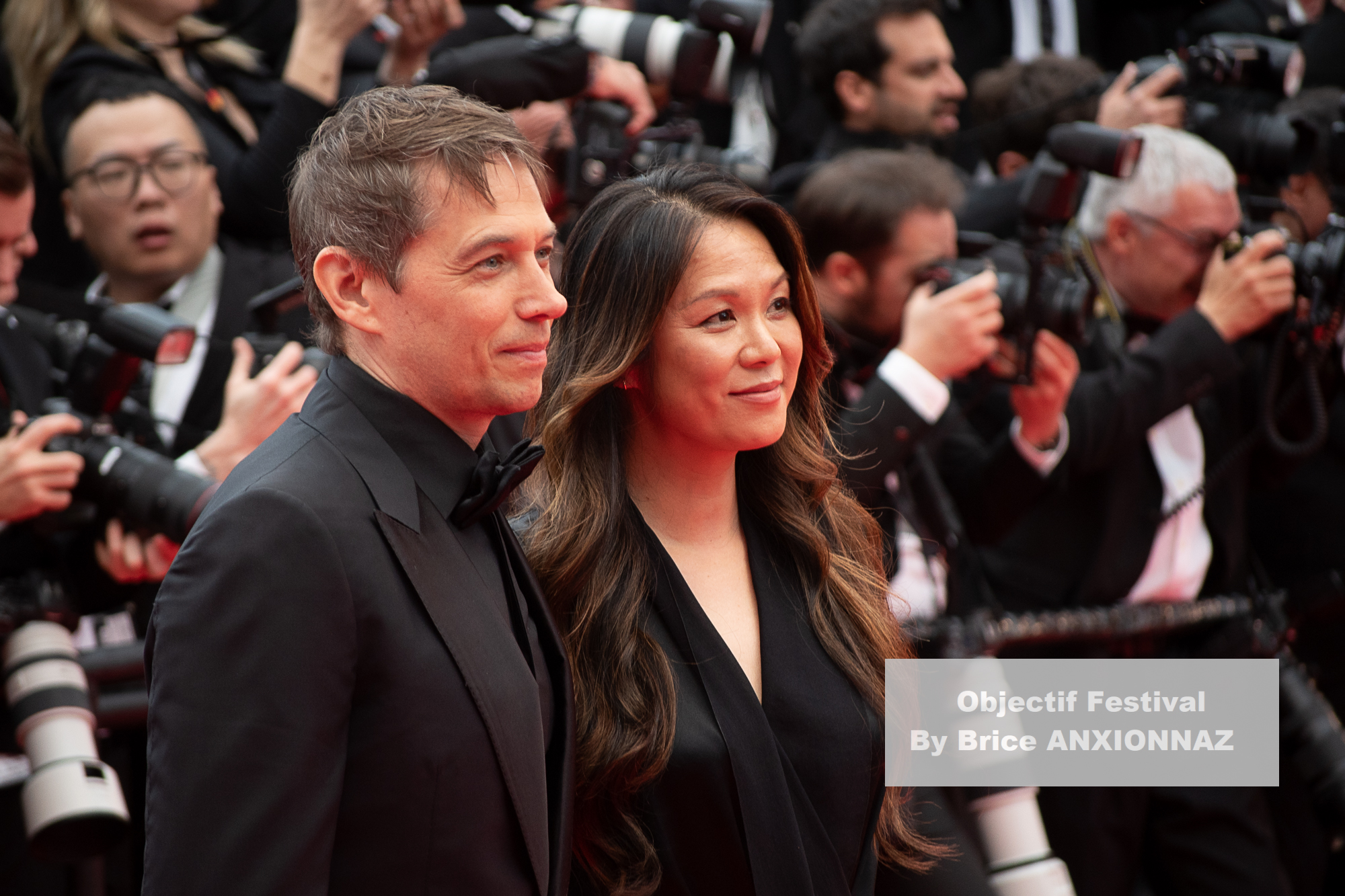 — france cannes cinema cannes international film festival 78th cannes international film festival 13 05 2025 partir un jour sean baker and samantha quan